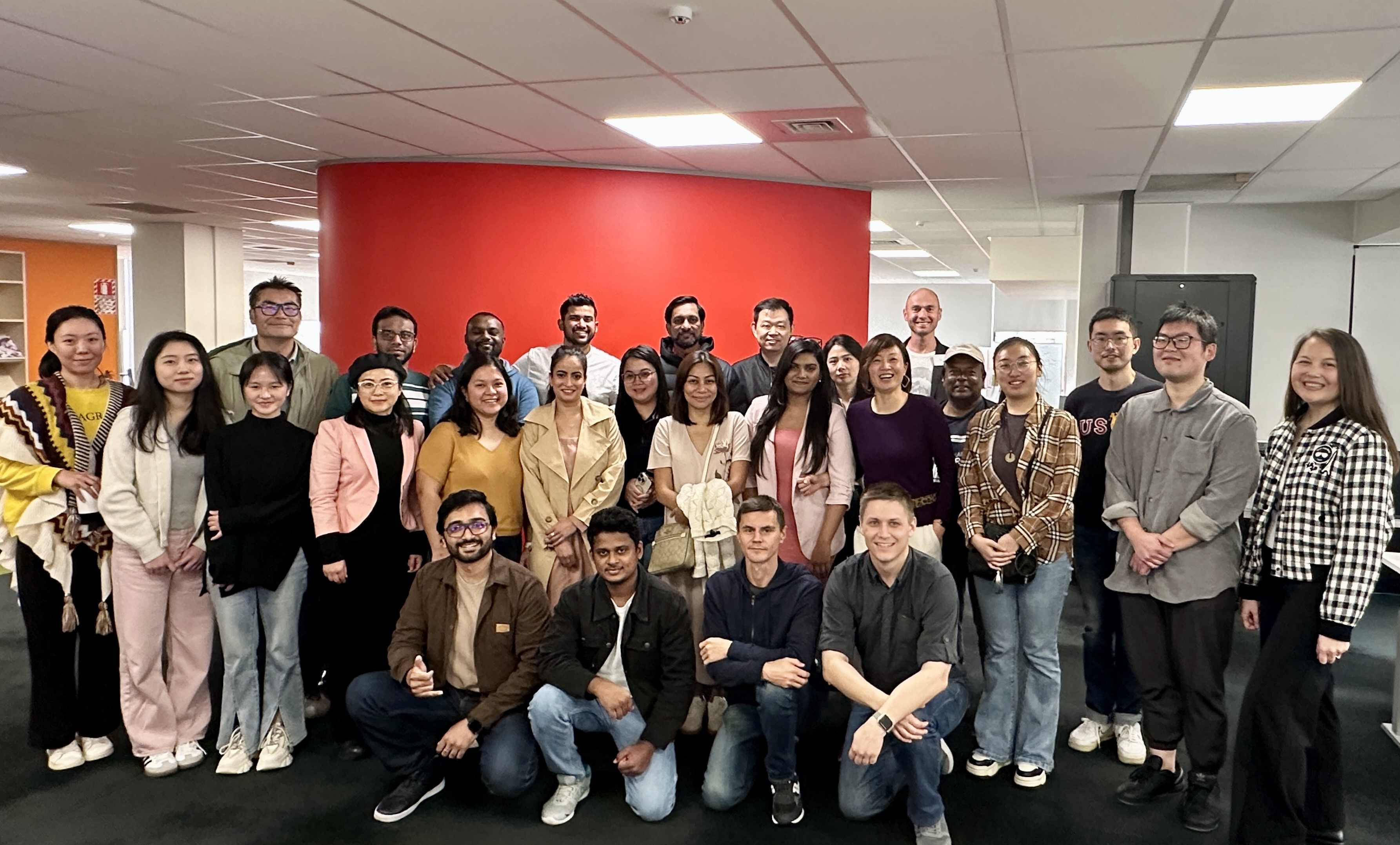 <p>Ako in action at Alumni Coffee Connect</p>