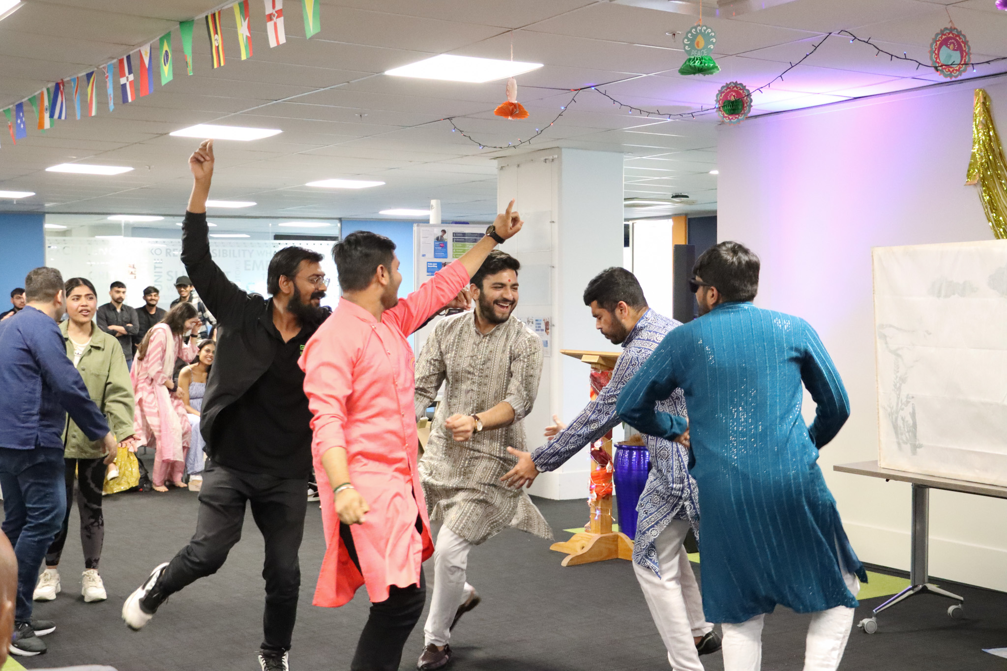 <p>Celebrating Diwali at our international campus&nbsp;</p>