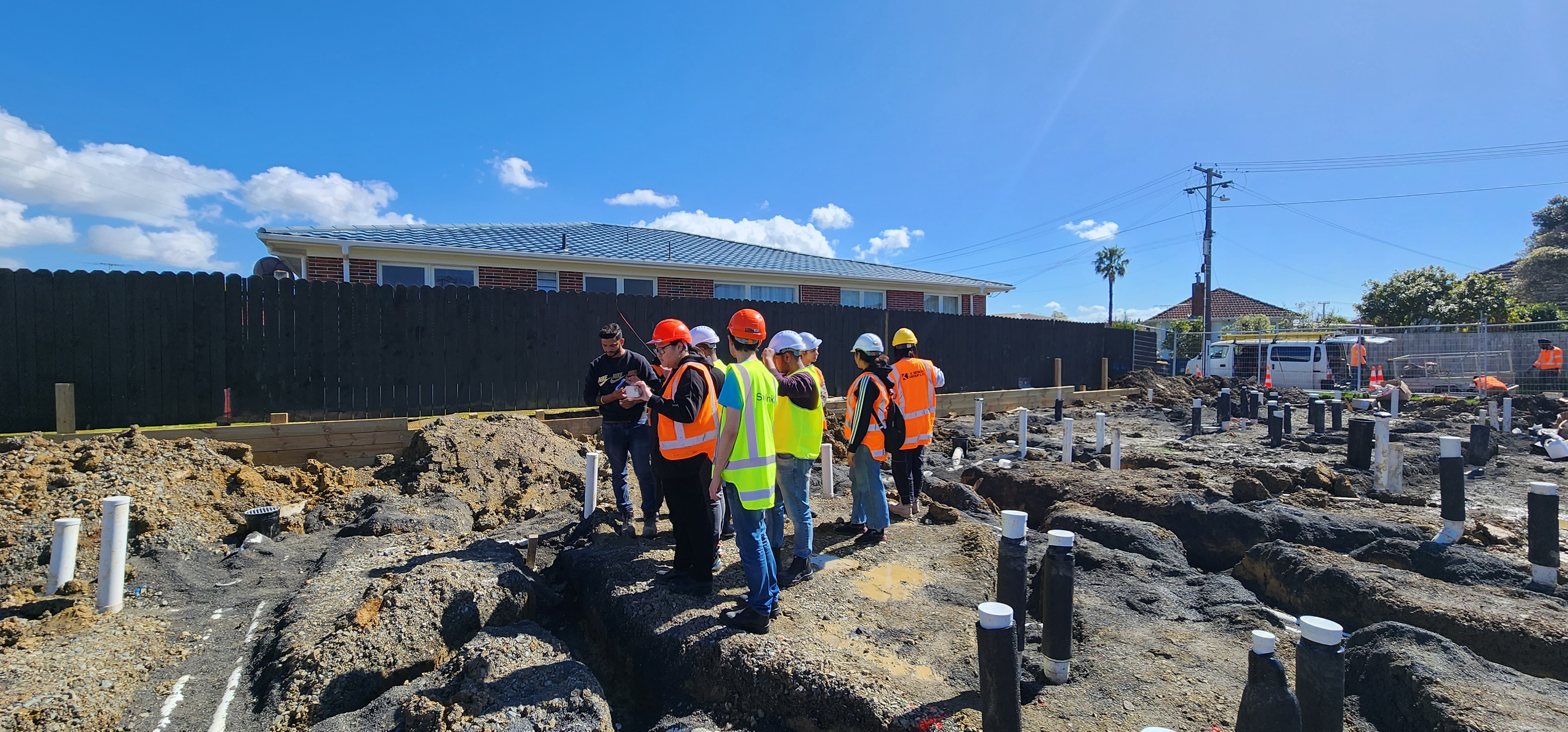 Site visits for construction learners