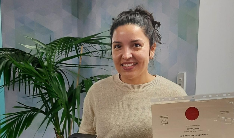 Graduate sets sights on accountancy career 